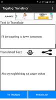 Tagalog English Translator capture d'écran 2