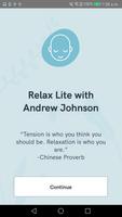 Relax with Andrew Johnson Lite plakat