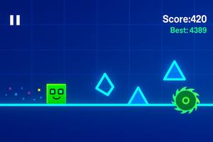Geometry Wave: Obstacle Run captura de pantalla 2