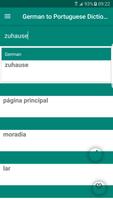 پوستر German to Portuguese Dictionary