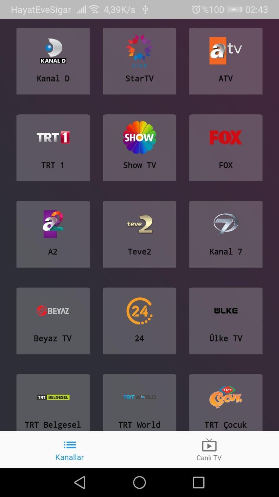 Android İndirme için Hızlı Canlı TV APK