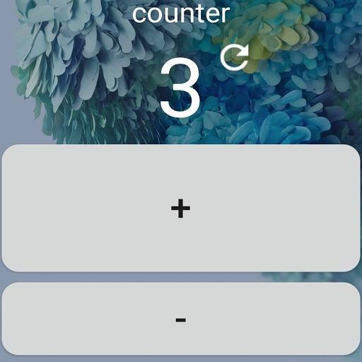 Counter on Home Screen