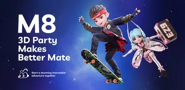 M8-3D Avatar, Party & Chat