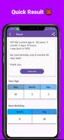 Age calculator - date of birth screenshot 3