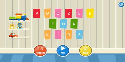 Puzzle for kids Brain poster