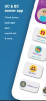 Uc & Bc Earner: easy Topup الملصق
