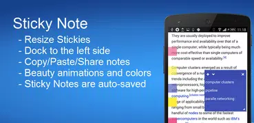 Sticky Note - Float Stickies