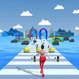 Girl Streamer Runner Rush 3D