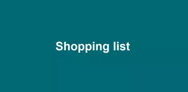 Shopping list. CheckList
