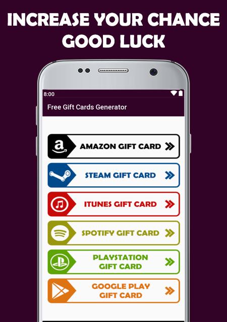 Free Gift Card Generator Promo Codes 21 For Android Apk Download Free Gift Card Generator Promo Codes 21 For Android Apk Download