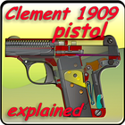 Belgian Clement pistol model 1 আইকন