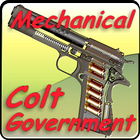 Mechanical of the Colt Government pistol ícone