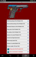 FN pistol Mod. 1910 explained poster