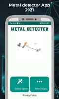Metal detector with sound poster