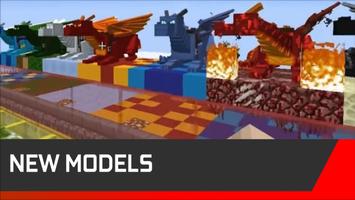Mod de dragones para minecraft Poster