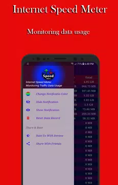 Screenshot 2 for Internet Speed Meter ( Data Tr