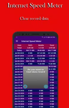 Screenshot 4 for Internet Speed Meter ( Data Tr
