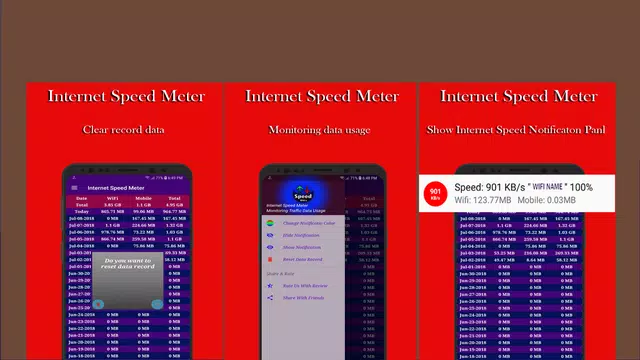 Screenshot 9 for Internet Speed Meter ( Data Tr