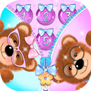 Knuffelbeer Vergrendelscherm Rits-APK