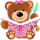 Beruang Buku Harian dengan Kunci ikon