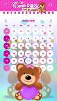 Oso de Peluche Diario con Bloqueo Poster