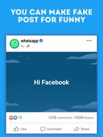 Fake Posts Maker تصوير الشاشة 3