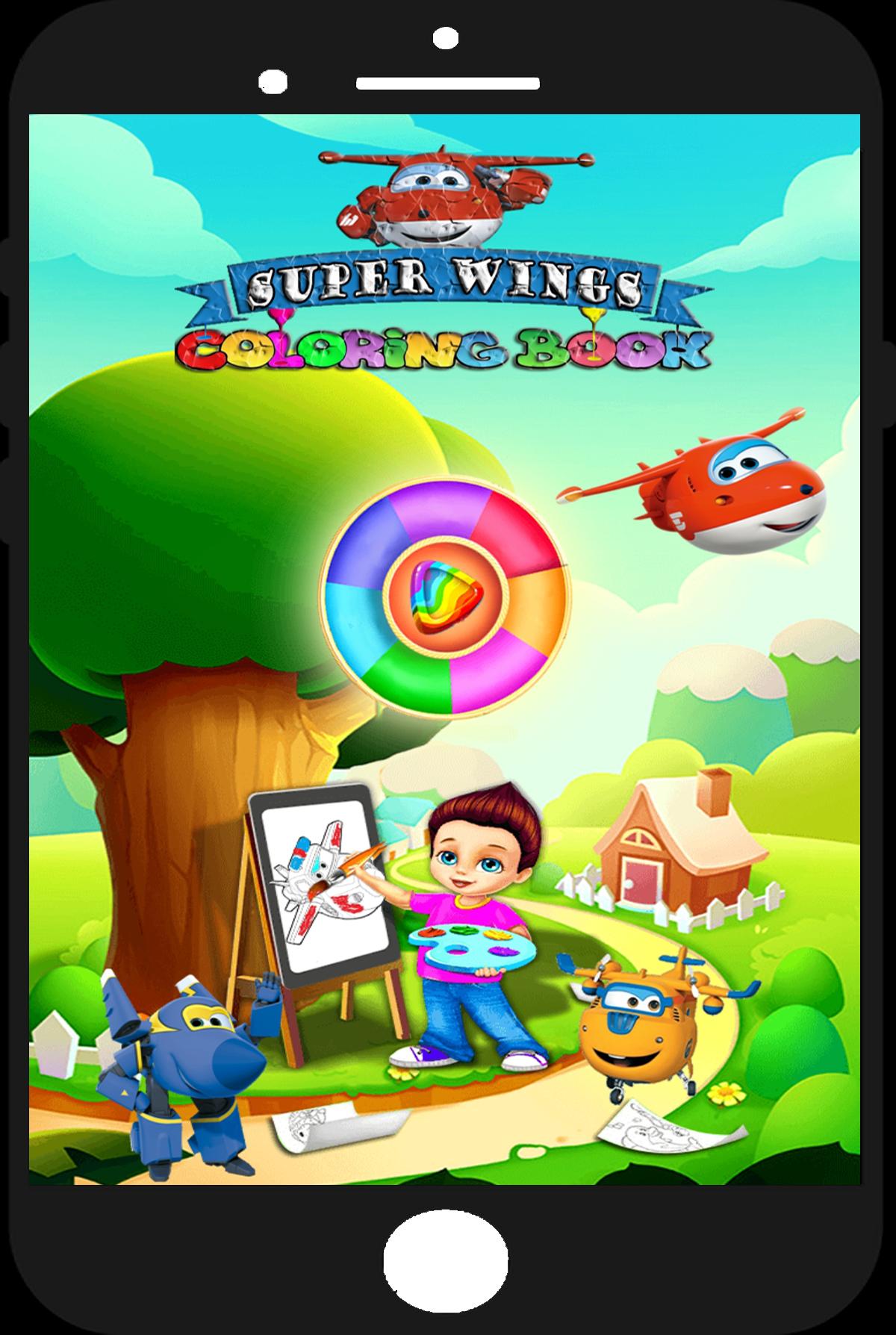 Super Wings Coloring Book Pages With Animals For Android Apk Download
