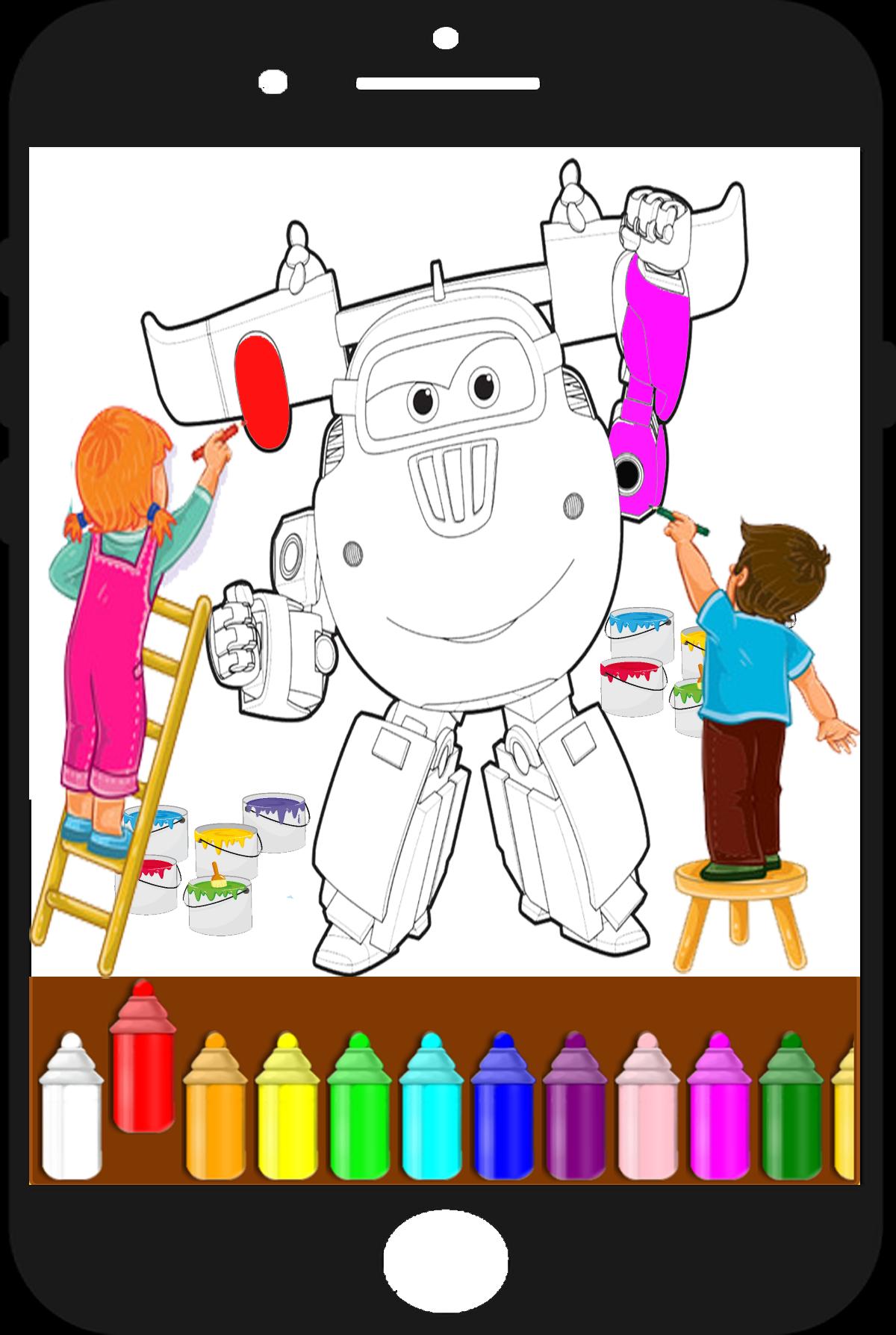Super Wings Coloring Book Pages With Animals For Android Apk Download
