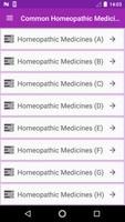 Common Homeopathic Medicines poster