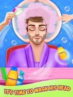 Barber Beard & Hair Salon game স্ক্রিনশট 1