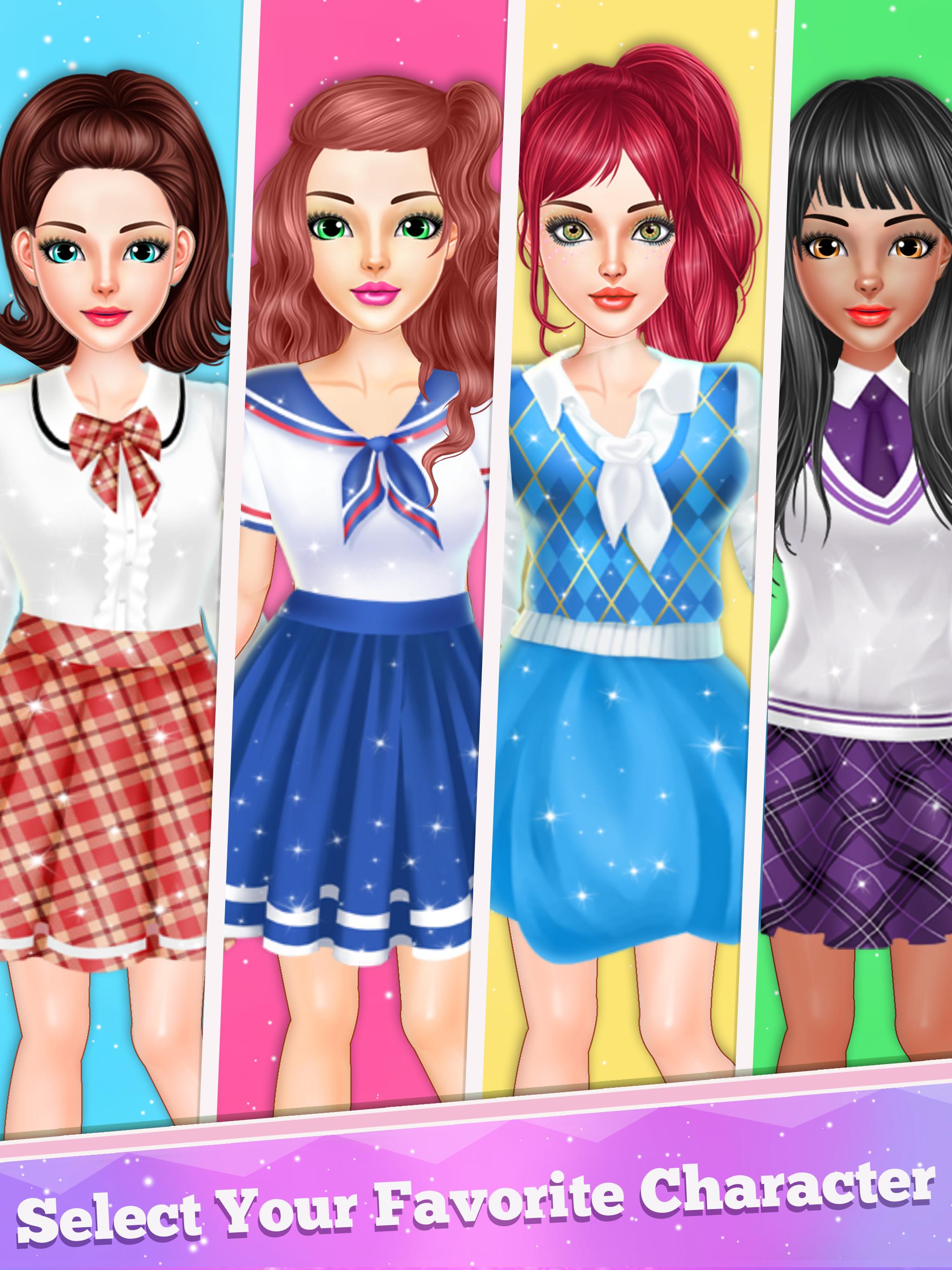 School Girls Fashion Makeover APK for Android Download