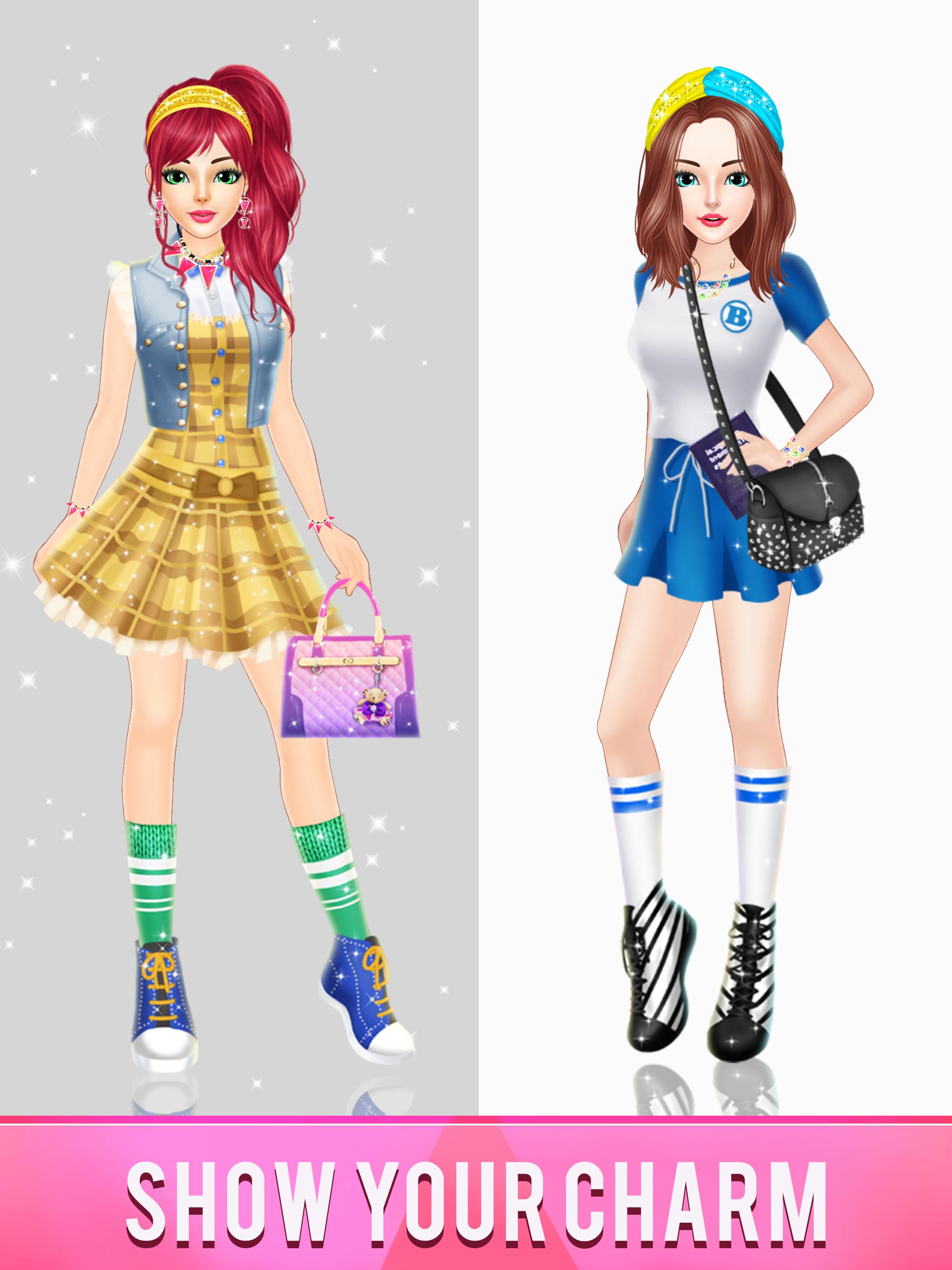 High School Dress Up Fashion Games For Android Apk Download - roblox high school outfits