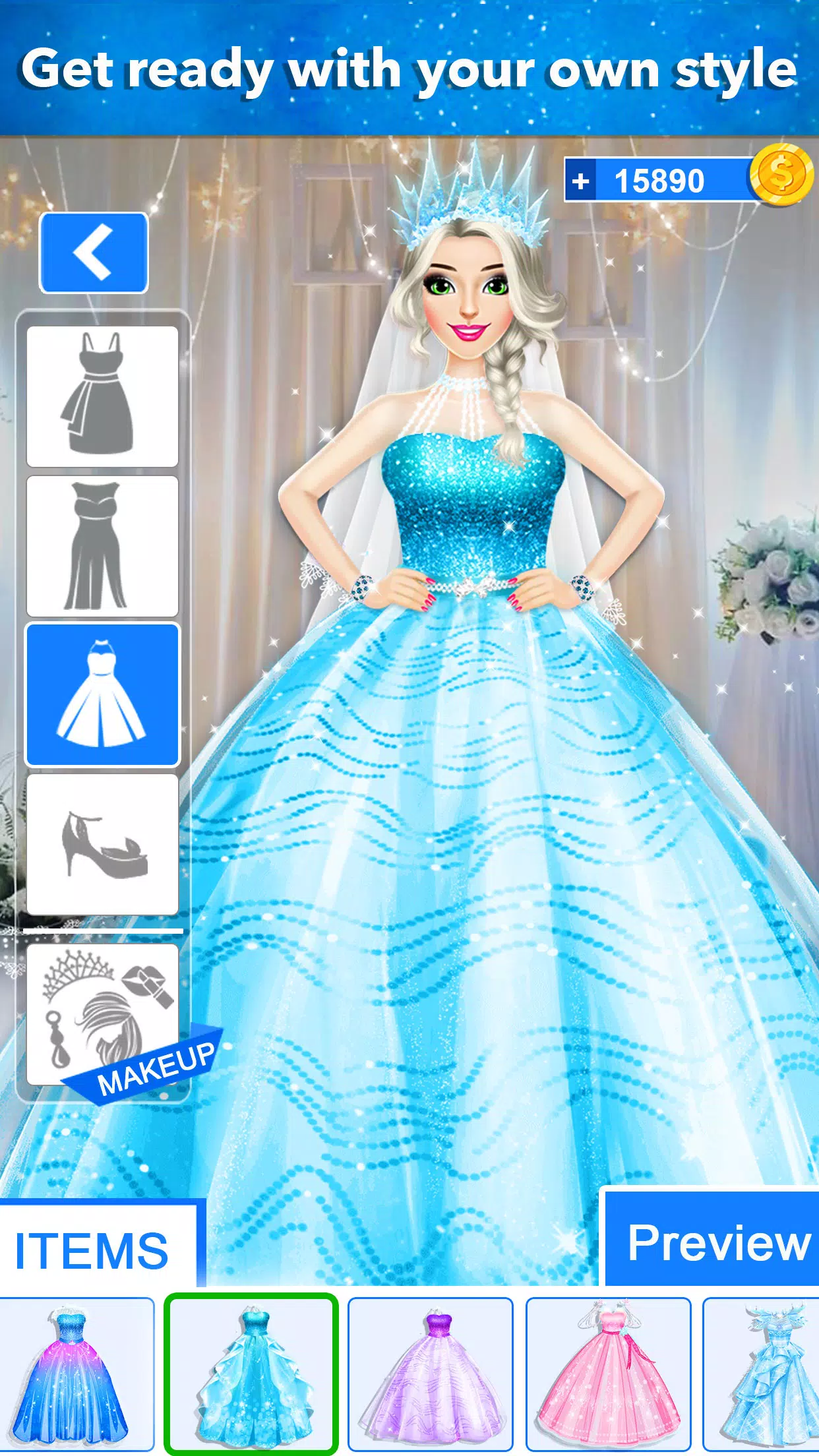 Download do APK de Princesa Elsa Dress Up Jogos para Android