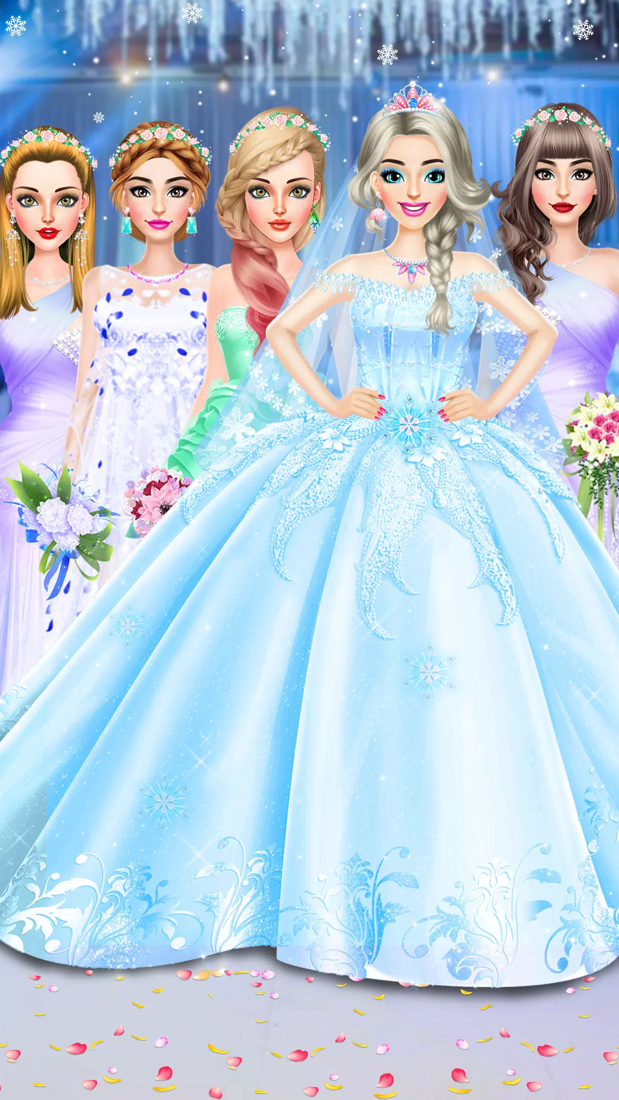 Salão de Maquiagem Princesa Casamento, Maquiagem e Vestir Princesa do Gelo,  Dia do Casamento Jogo para Android, android, jogo, rosto, cg Artwork png