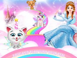 Unicorn Princess Dreamland-Baby Pet Care & Dressup تصوير الشاشة 2