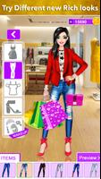 Rich Girl DressUp Fashion Game পোস্টার