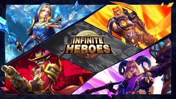 infinite heroes:afk idle games Plakat