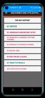 Machines And Utilization Notes poster