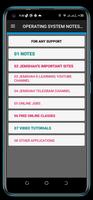 OPERATING SYSTEM NOTES ICT poster