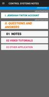 CONTROL SYSTEMS NOTES poster