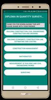 DIPLOMA IN QUANTITY SURVEYING  اسکرین شاٹ 2
