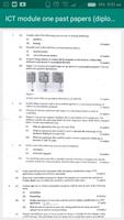 ICT MODULE ONE PAST PAPERS (DIPLOMA) screenshot 2