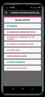 POWER SYSTEMS NOTES poster