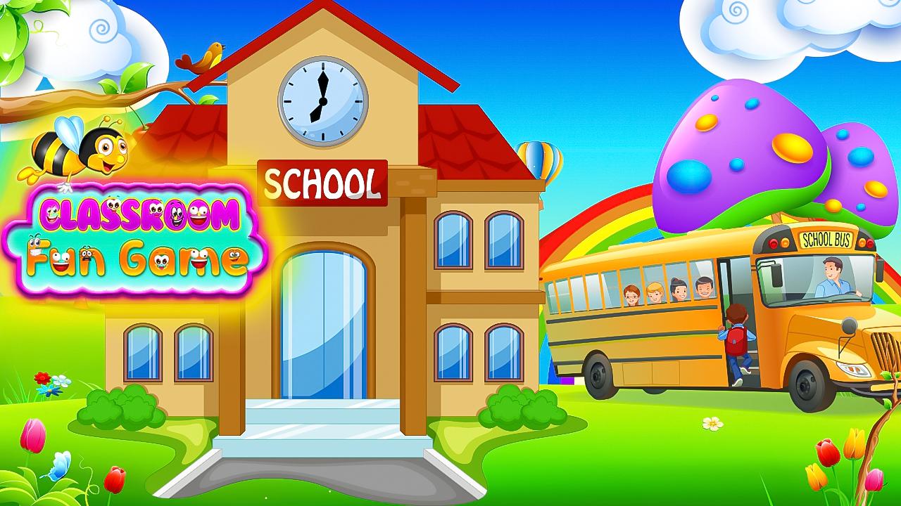 Веселая школа открыть. My School. Веселые игры в школе. My School Kids. My first teacher game Android.