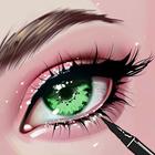 眼睛 艺术 美丽 化妆品 游戏 圖標