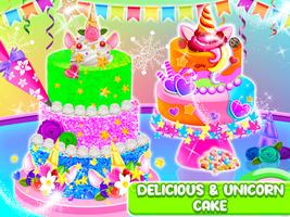 Licorne Cake Fille Jeux capture d'écran 2