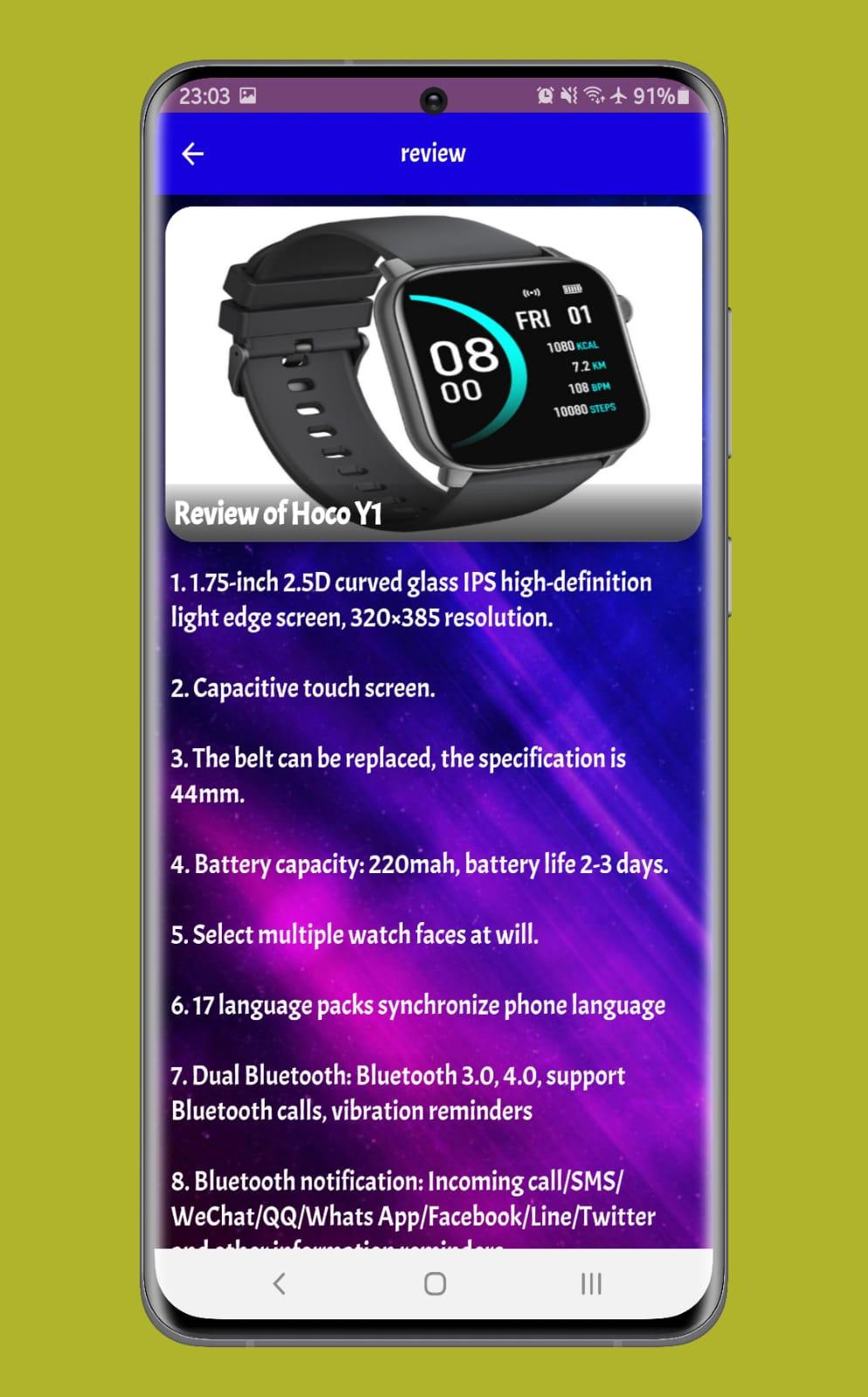 hoco y1 smart watch Guide APK for Android Download