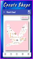 Word Clouds : Word Art Generator captura de pantalla 1