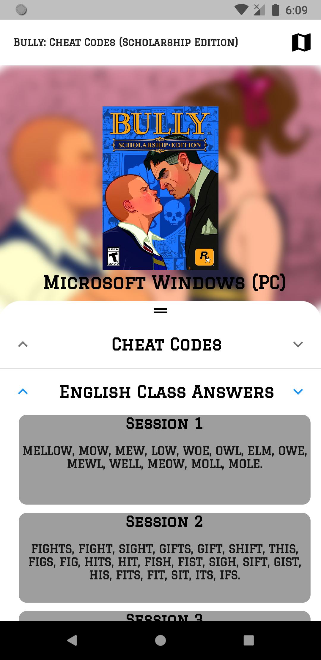 Bully: Cheat Codes - Scholarship Edition for Android - APK Download