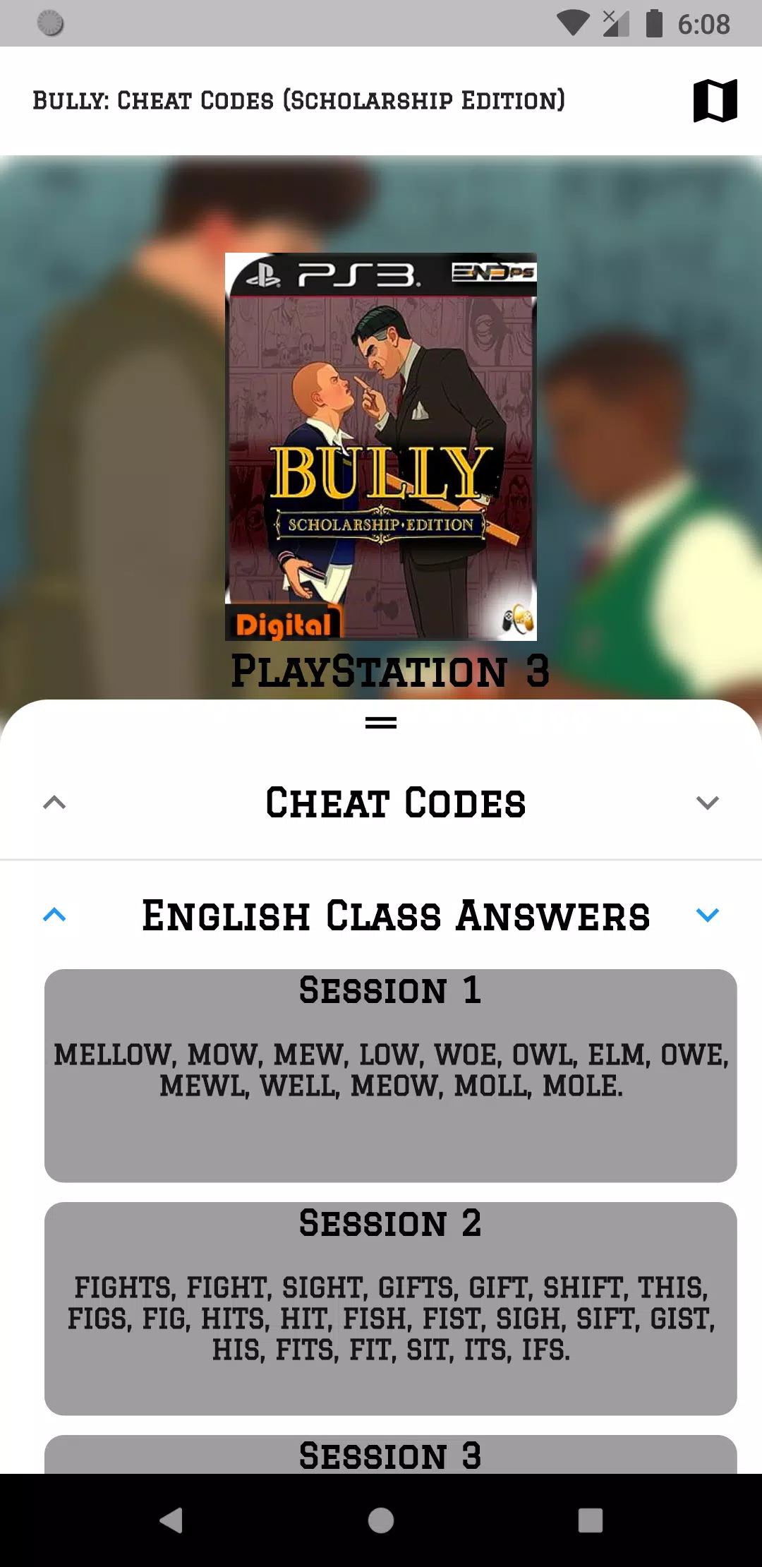 Descarga de APK de Bully: Cheat Codes - Scholarship Edition para Android